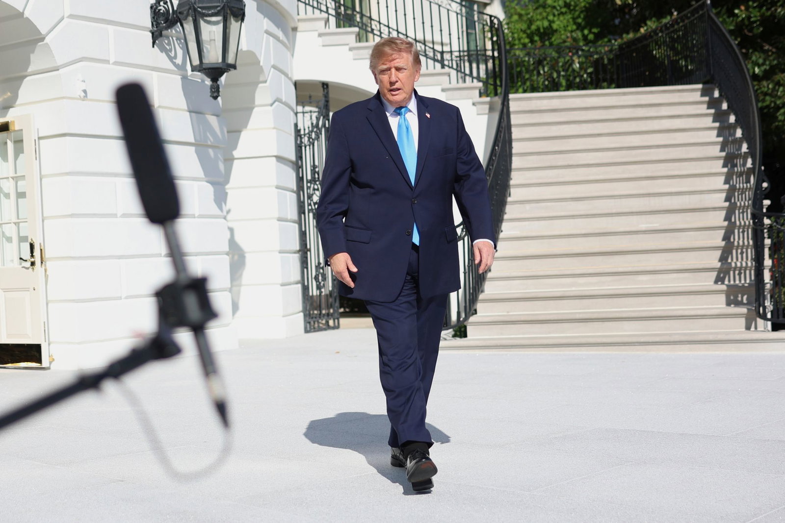Trump verkündet den Namen seiner neuen Pressesprecherin. (Archivbild)