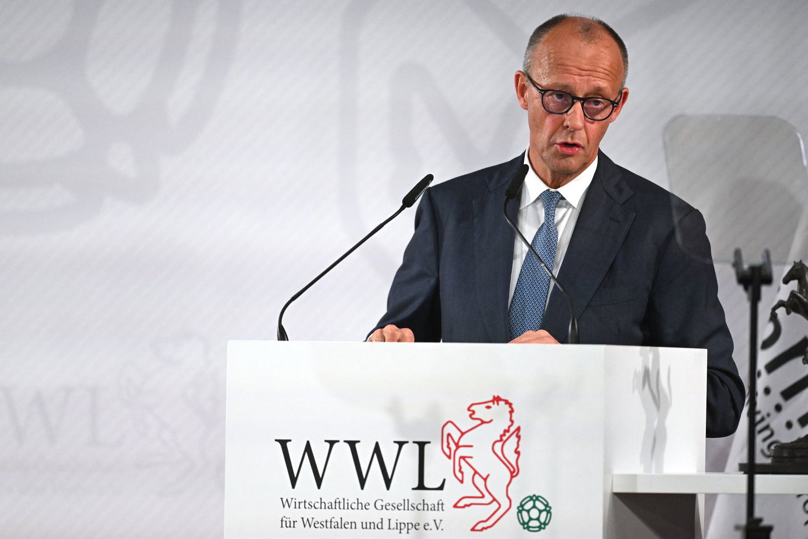 Merz nutzte seine Laudatio für eine Grundsatzrede.