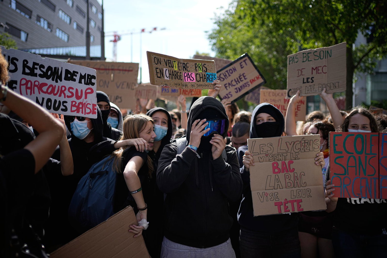 Trotz der Gewaltexzesse finden die Schülerproteste breite Unterstützung. (Archivbild)