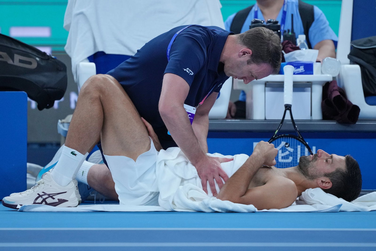 Körperlich hat Djokovic weiter Probleme. 