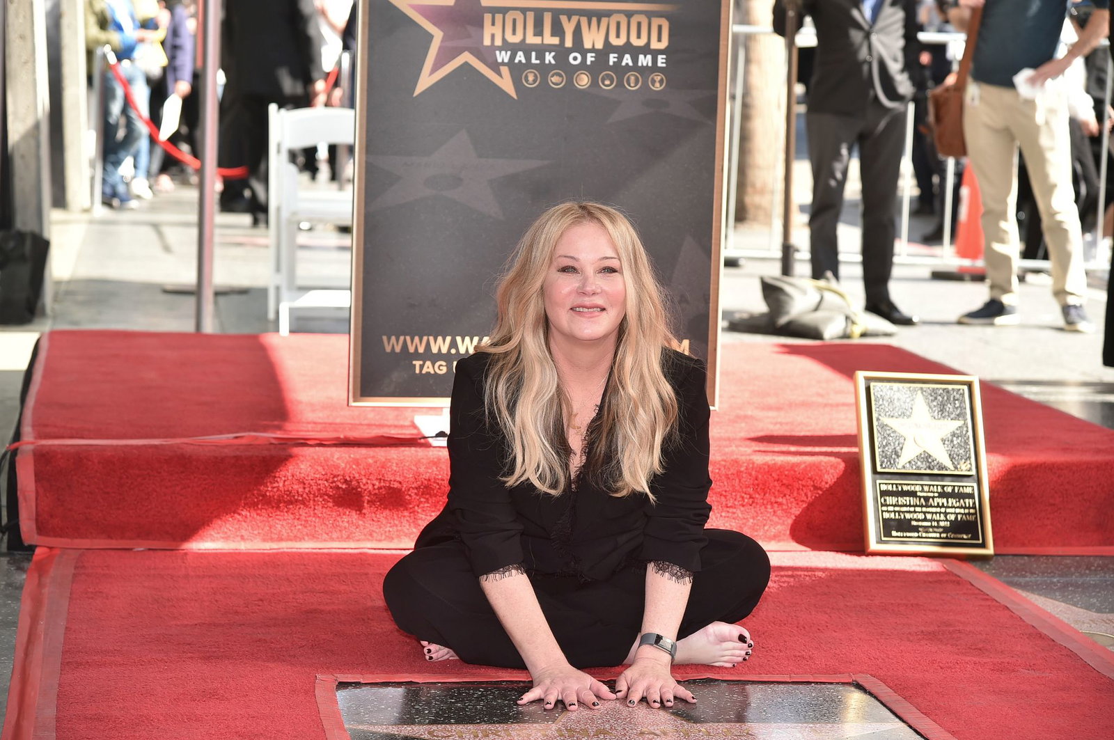 Applegate wurde mit einem Stern auf dem Hollywood Walk of Fame geehrt. (Archivbild)