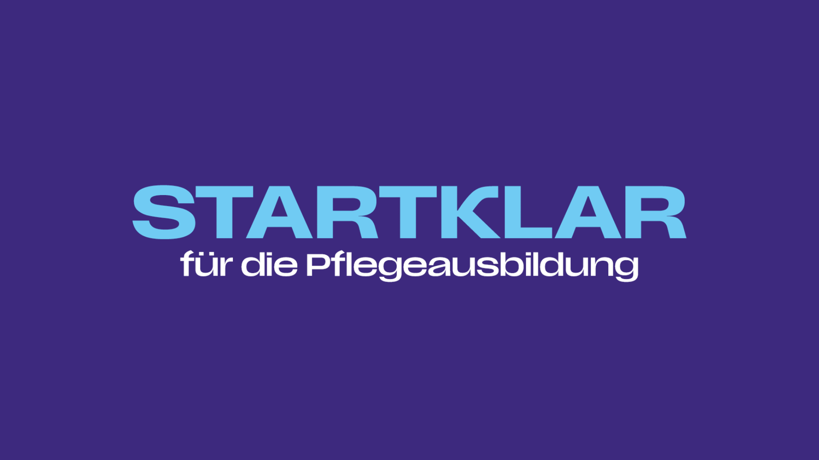 Pflege knallt_Startklar