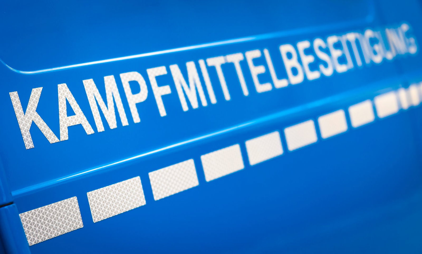 Die Überreste der Nebelgranate wurden abtransportiert. (Symbolbild)
