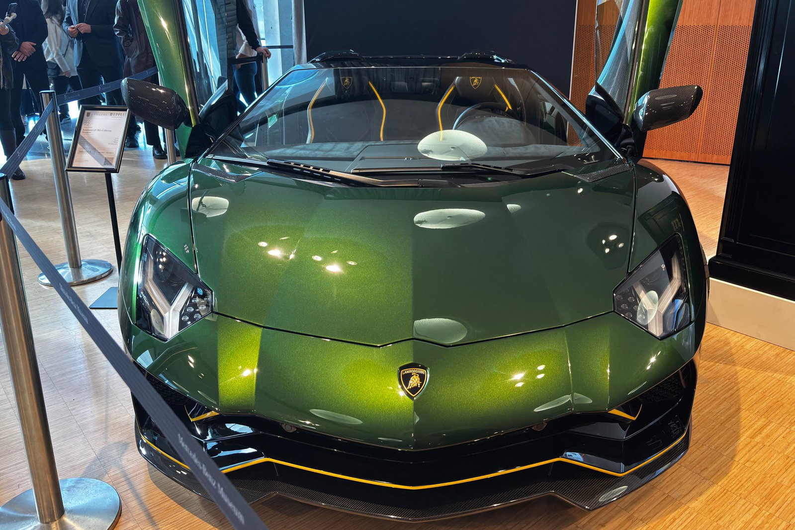 Das Highlight der Auktion: Ein Lamborghini Aventador LP 780-4 Ultimate Roadster.