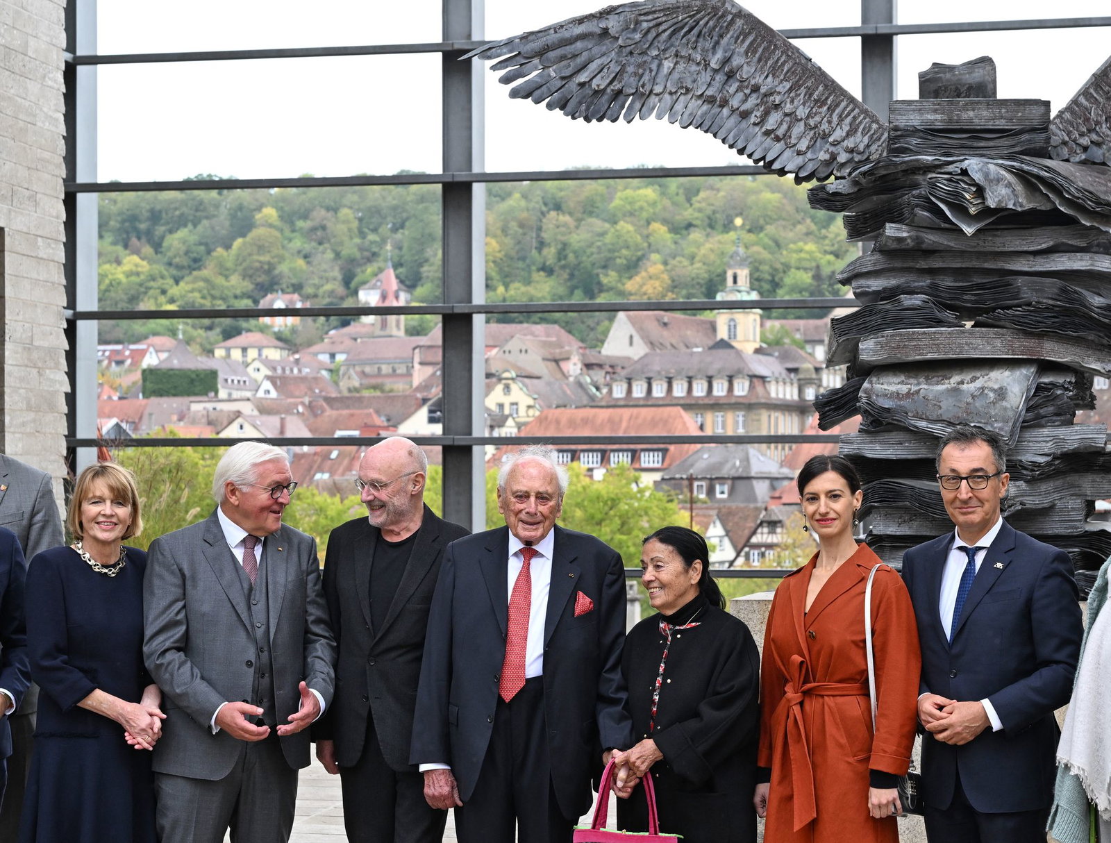 Wiedereröffnung der erweiterten Kunsthalle Würth mit Bundespräsident Frank-Walter Steinmeier. (Foto - aktuell)