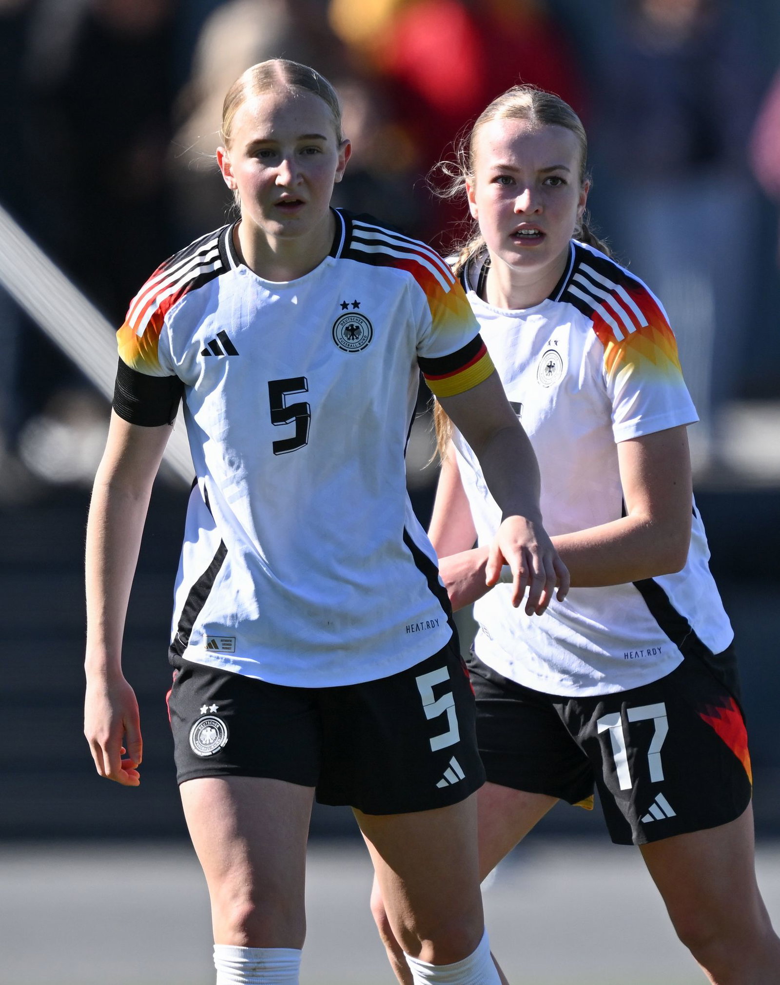 Plötzlich im Kader des A-Nationalteams: Luzie Zähringer (l.). (Archivbild)