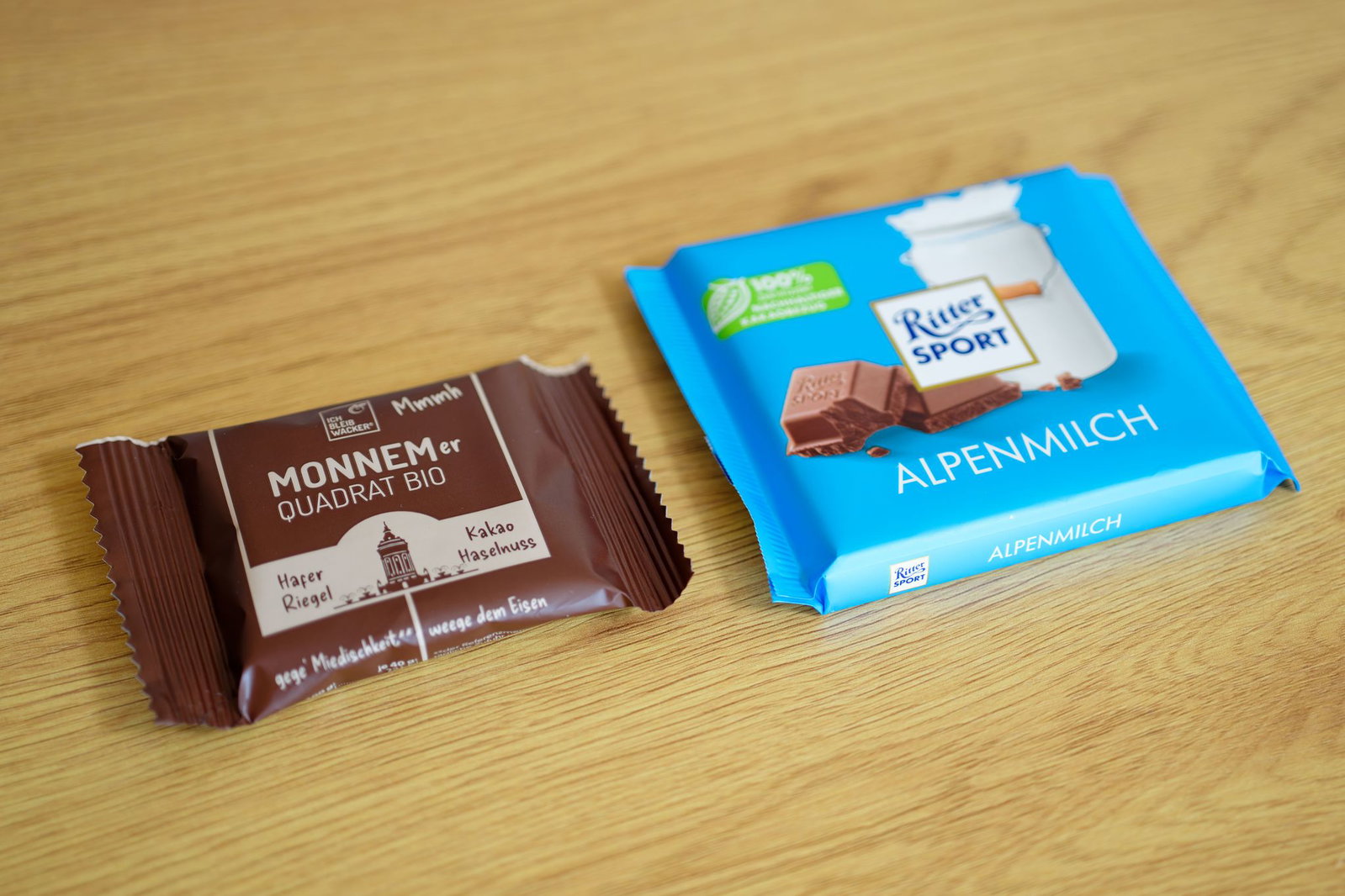 Ritter Sport sieht durch den Haferriegel «Monnemer Quadrat Bio» nach eigenen Angaben seine Marke bedroht. (Archivbild)