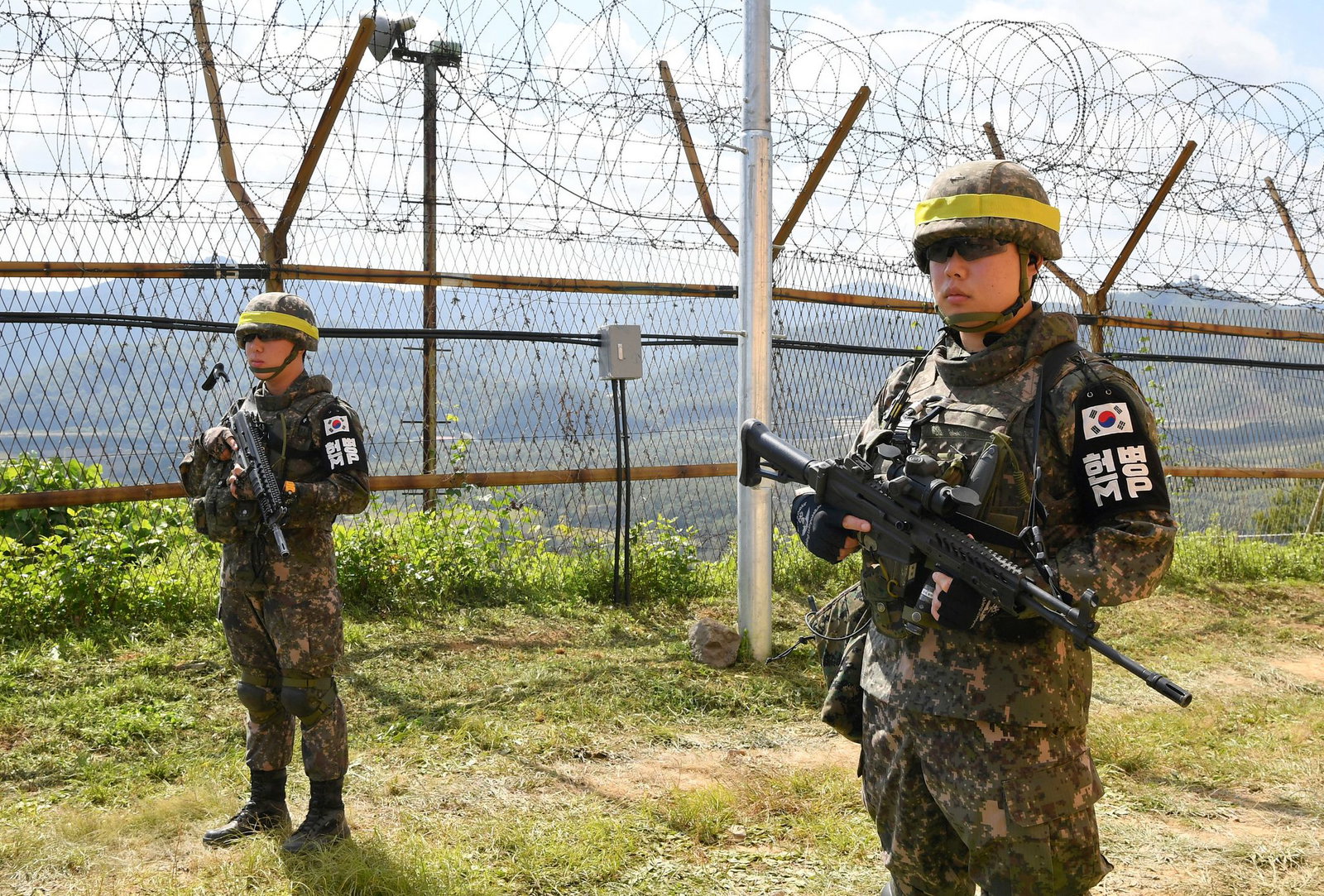 Die Demilitarisierte Zone (DMZ) trennt die zwei Staaten.