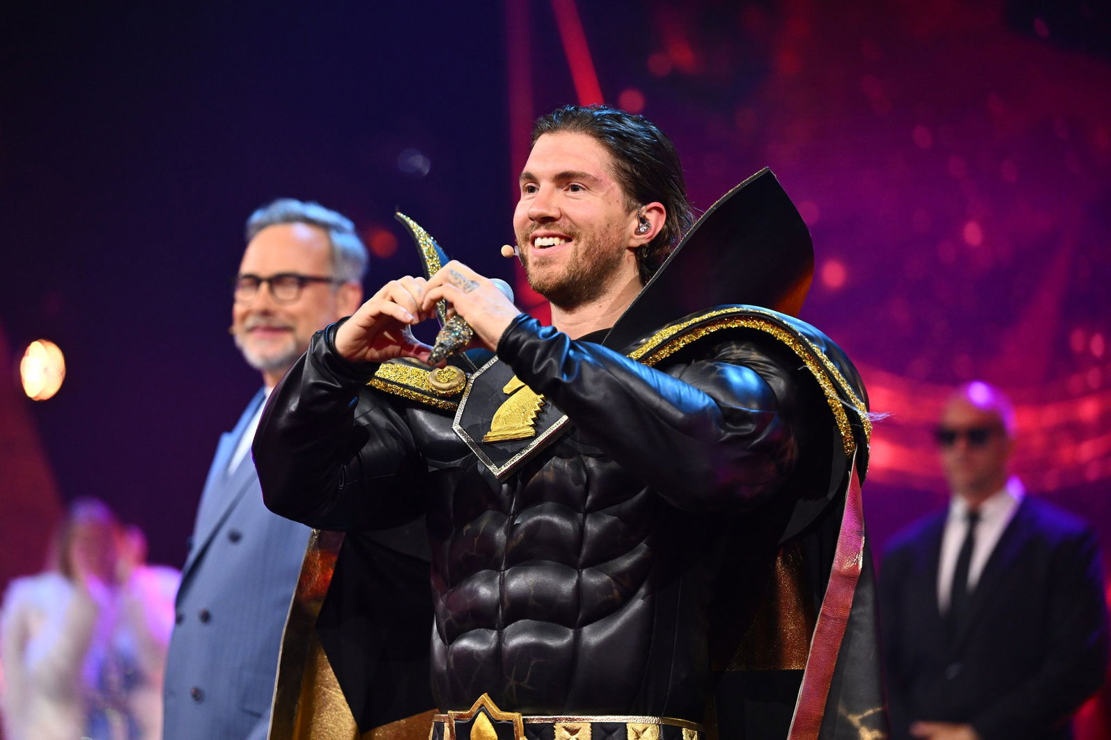 Joey Heindle wirkte zufrieden mit seinem dritten Platz im Finale von «The Masked Singer».