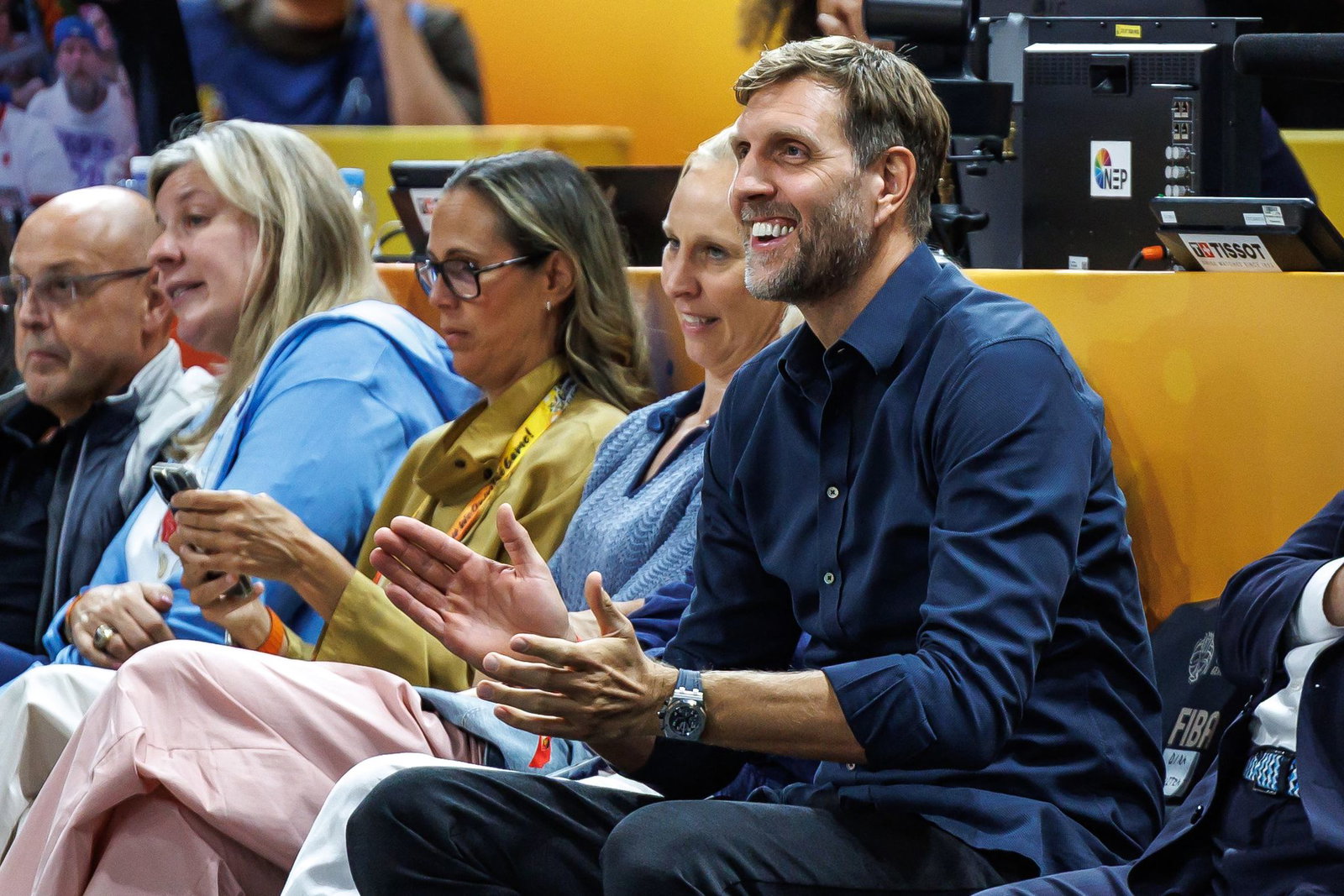 Prominente Zuschauer wie Dirk Nowitzki gibt es in der Bundesliga eher selten. (Archivbild)