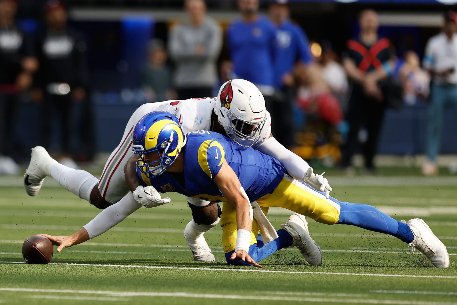 Die Rams am Boden: Für Stafford und Los Angeles läuft nichts zusammen.