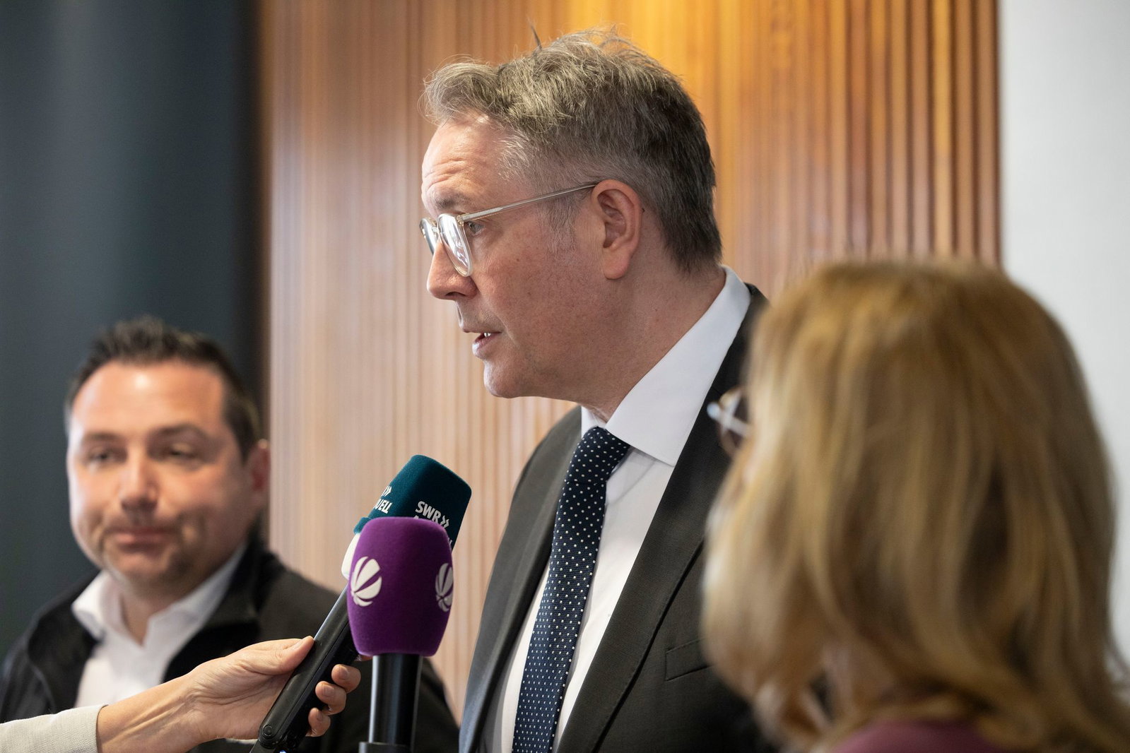 Benedikt Oster (links) zog bei der Wahl des neuen Fraktionschefs knapp den Kürzeren. (Archivfoto)