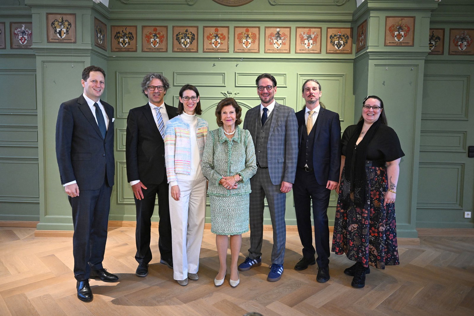 Auch ein Familienfoto stand auf dem Programm.