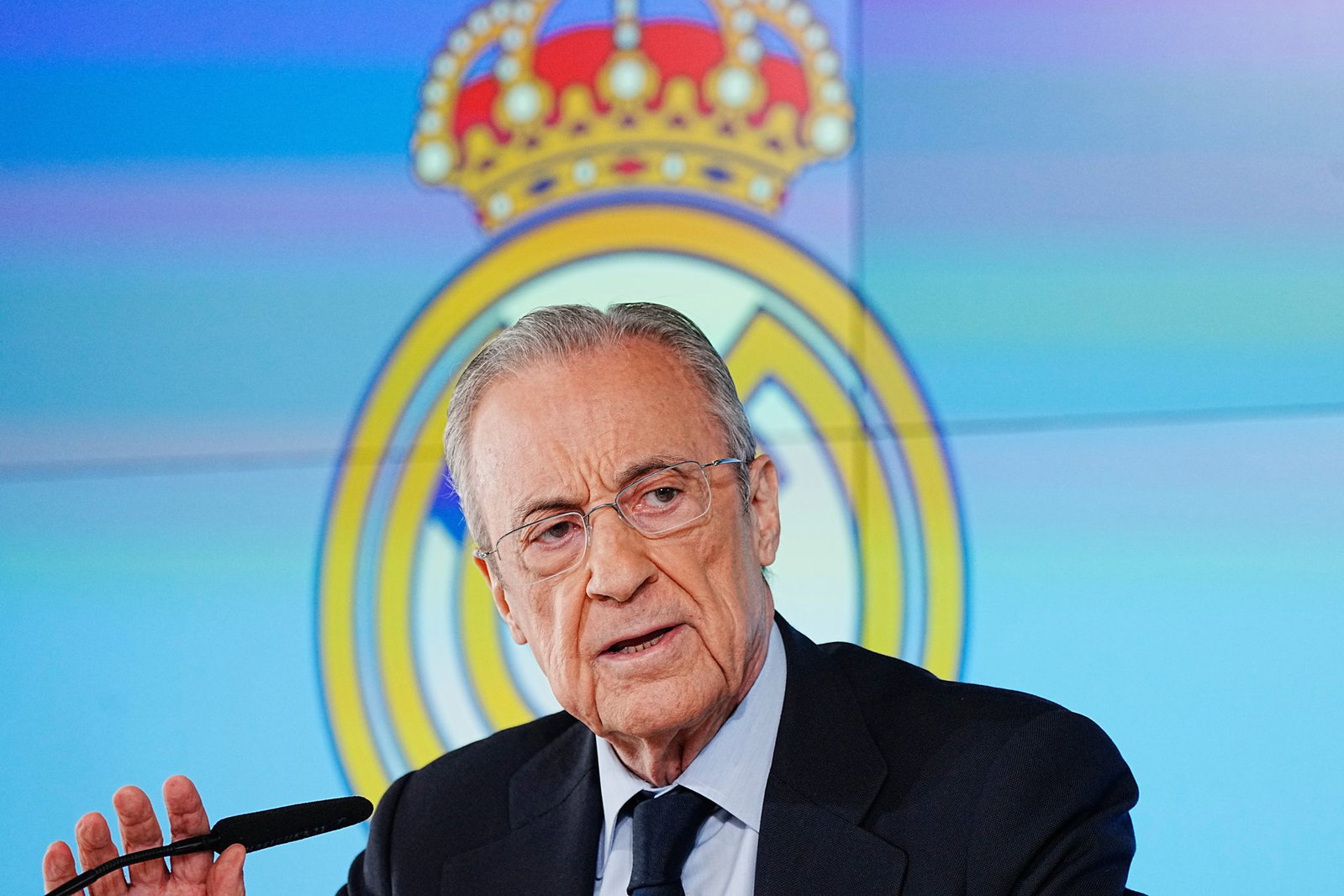 Real Madrid um Präsident Florentino Pérez hat im Negreira-Fall Beschwerde bei der UEFA eingelegt. (Archivbild)