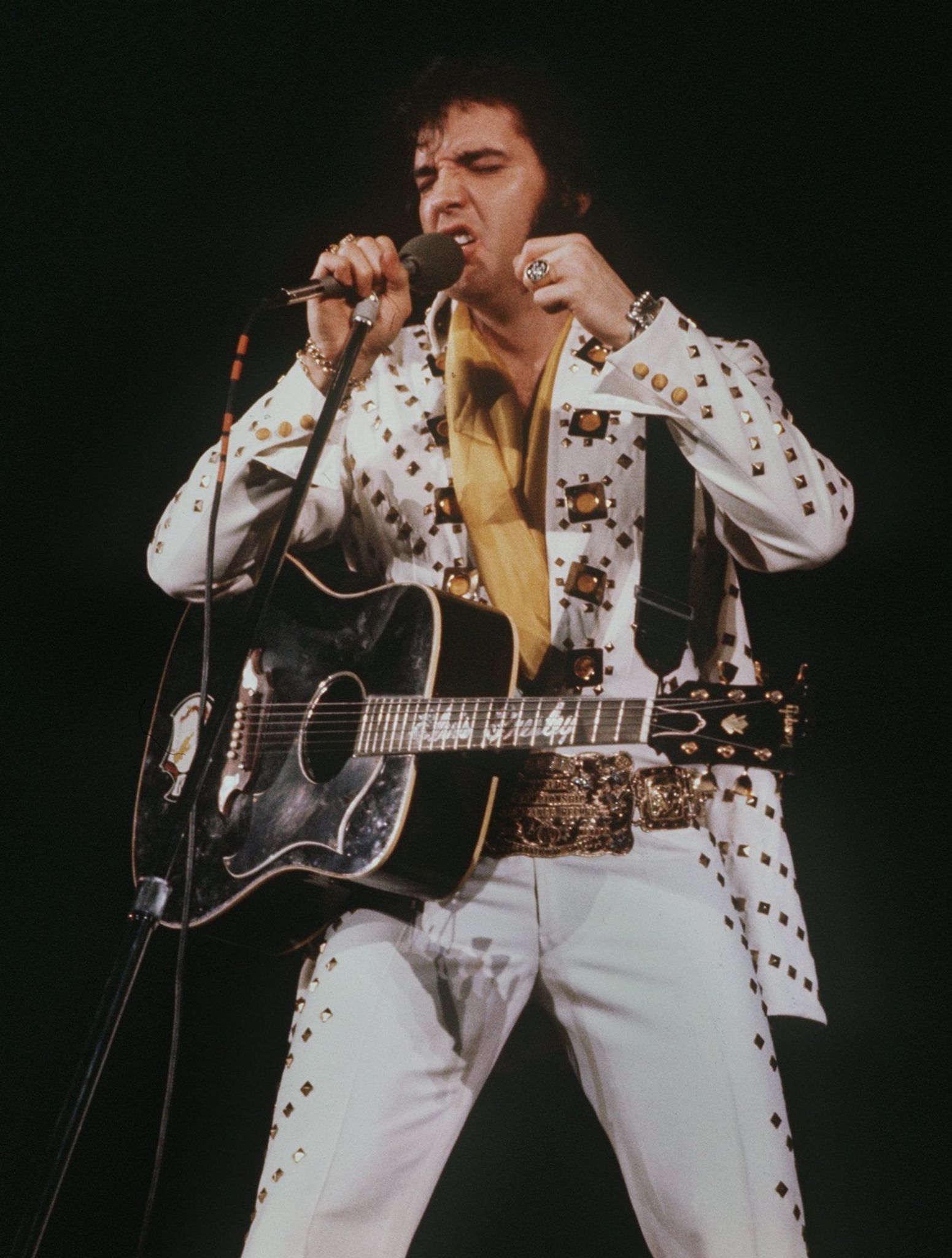 Hätte das Unternehmen Anthropic eine Genehmigung dafür gebraucht, um die Musik des King of Rock'n'Roll für seine KI einzuspeisen? (Archivbild)