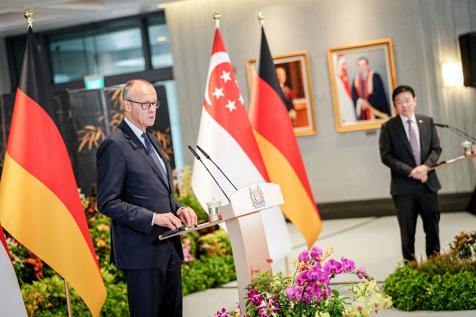 Deutschland und Singapur rücken enger zusammen.