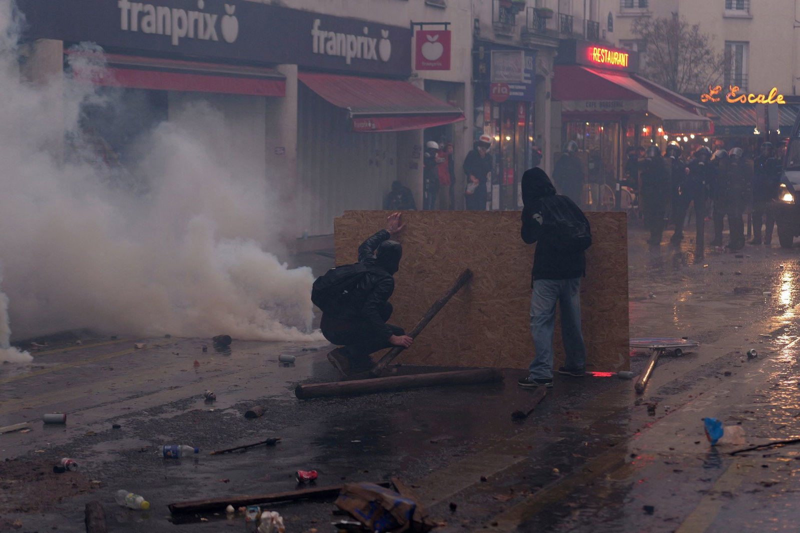 In Frankreich kam es immer wieder zu Krawallen bei Protesten. (Archivbild)
