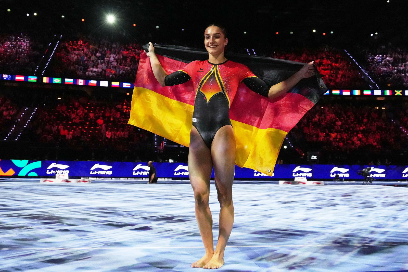 Jubel über WM-Silber: Helen Kevric.