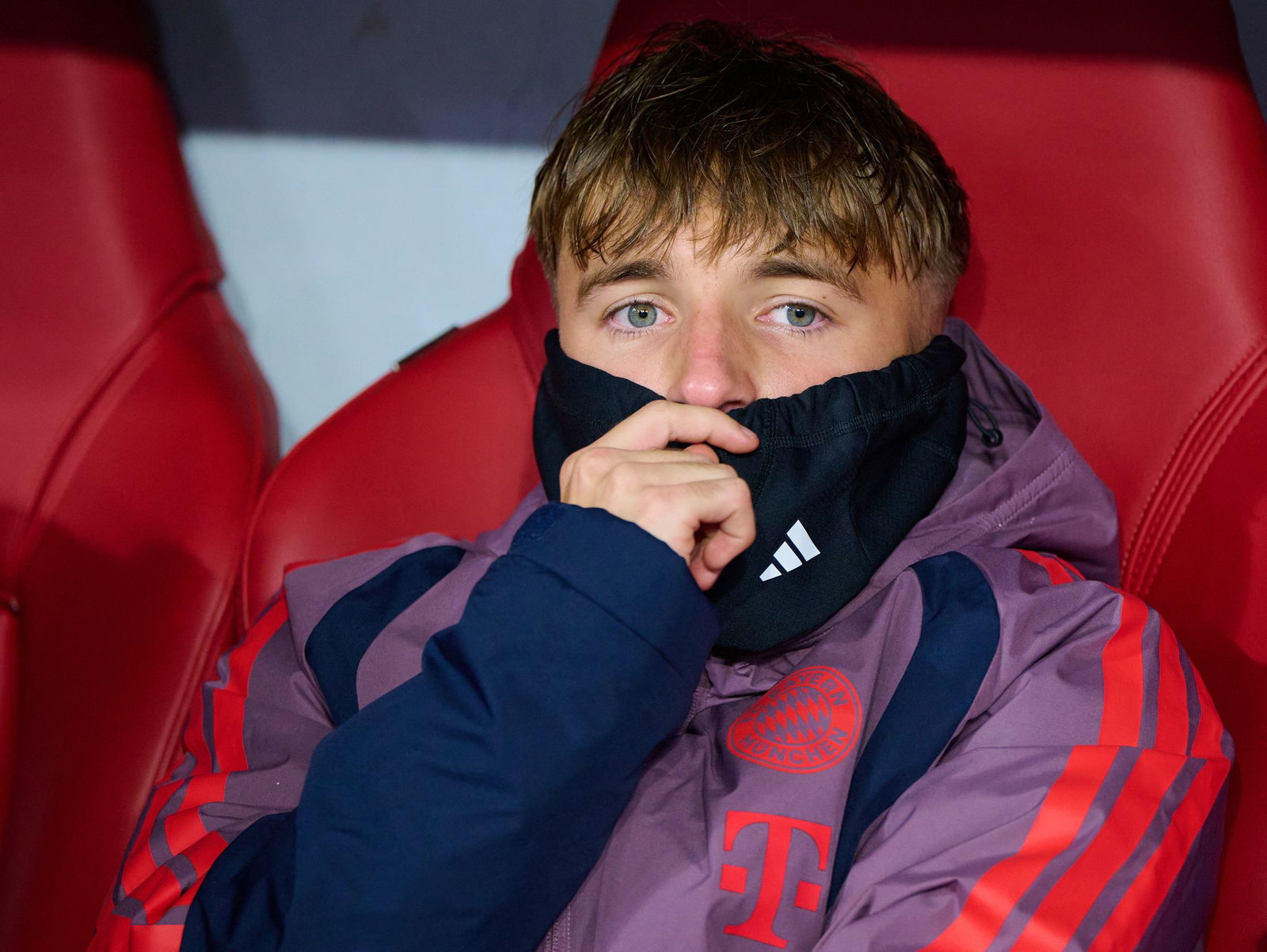 Lennart Karl muss sich beim FC Bayern gedulden.
