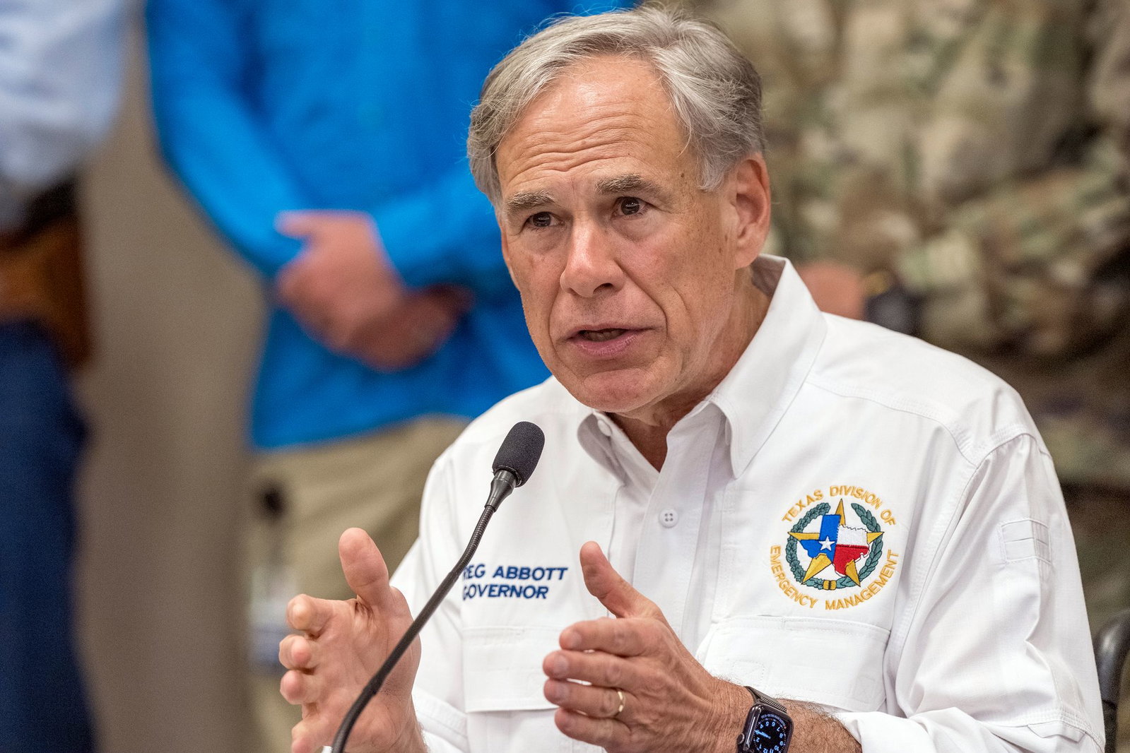 Schaltete bei Rechenzentren einen Gang tiefer: der texanische Gouverneur Greg Abbott. (Archivbild)