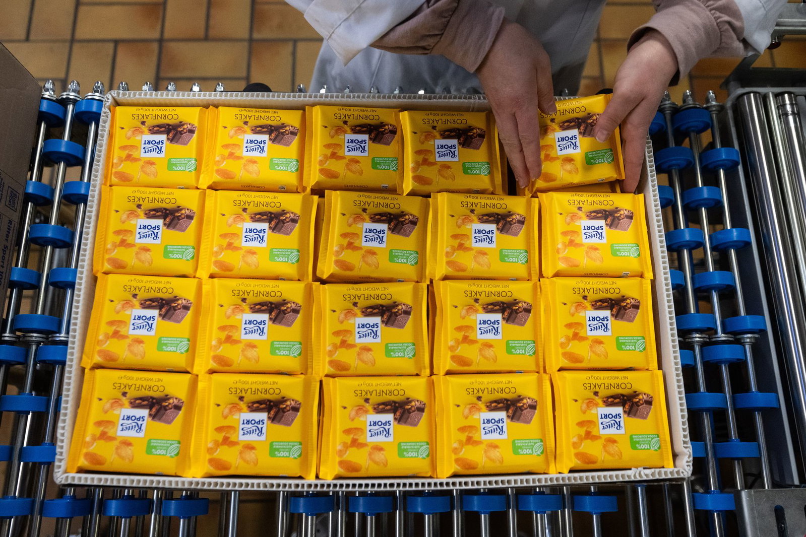 Die Ritter-Sport-Verpackung ist beim Deutschen Patent- und Markenamt registriert. (Archivbild)