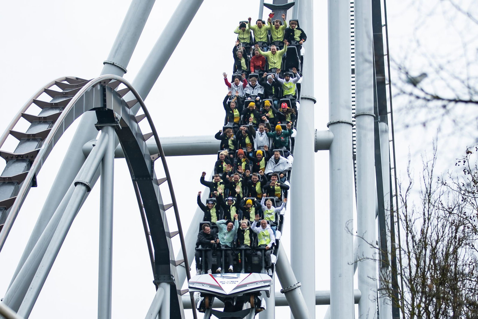 Die Achterbahn «Silver Star» im Europa-Park bleibt in Betrieb. (Archivbild)