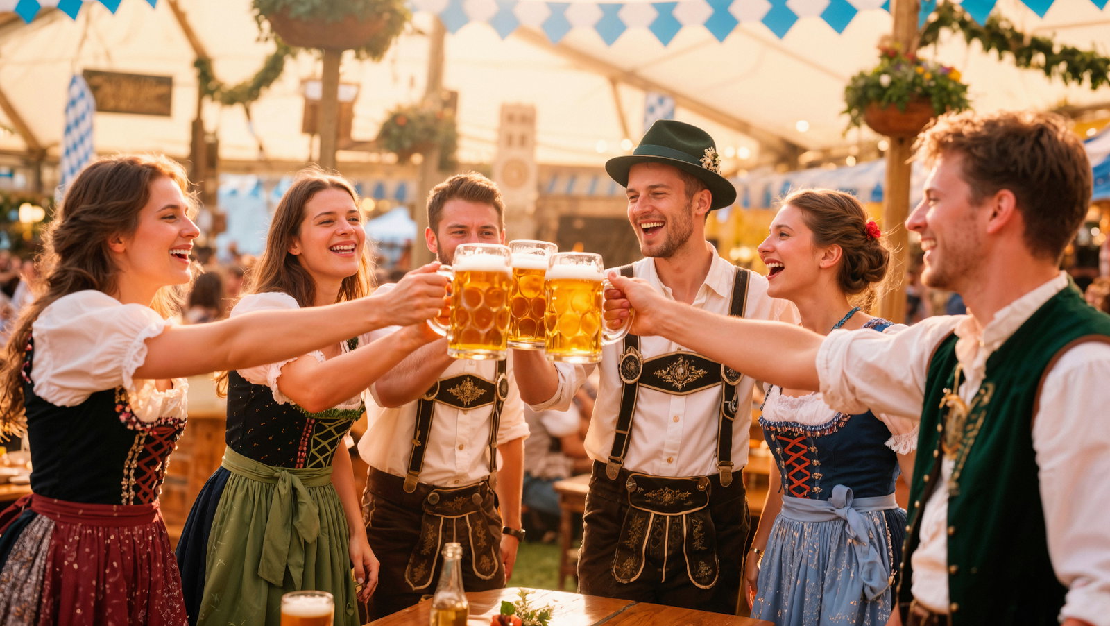 Oktoberfest mit Bier