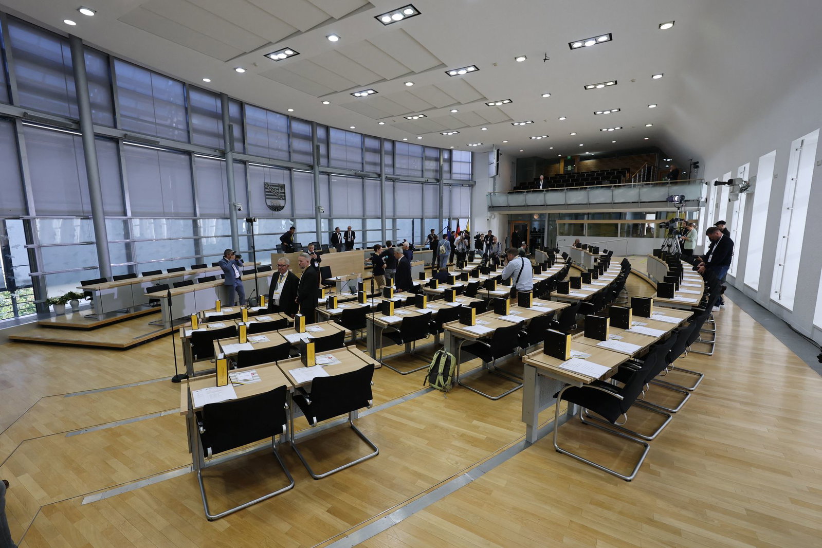 In diesem Saal soll erstmals ein AfD-Politiker zum Landtagspräsidenten gewählt werden. 