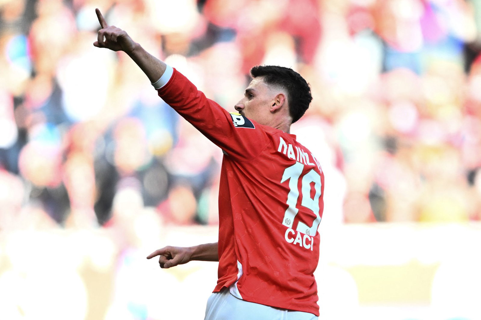 Traf vor der Pause zum Anschluss für Mainz: Anthony Caci.