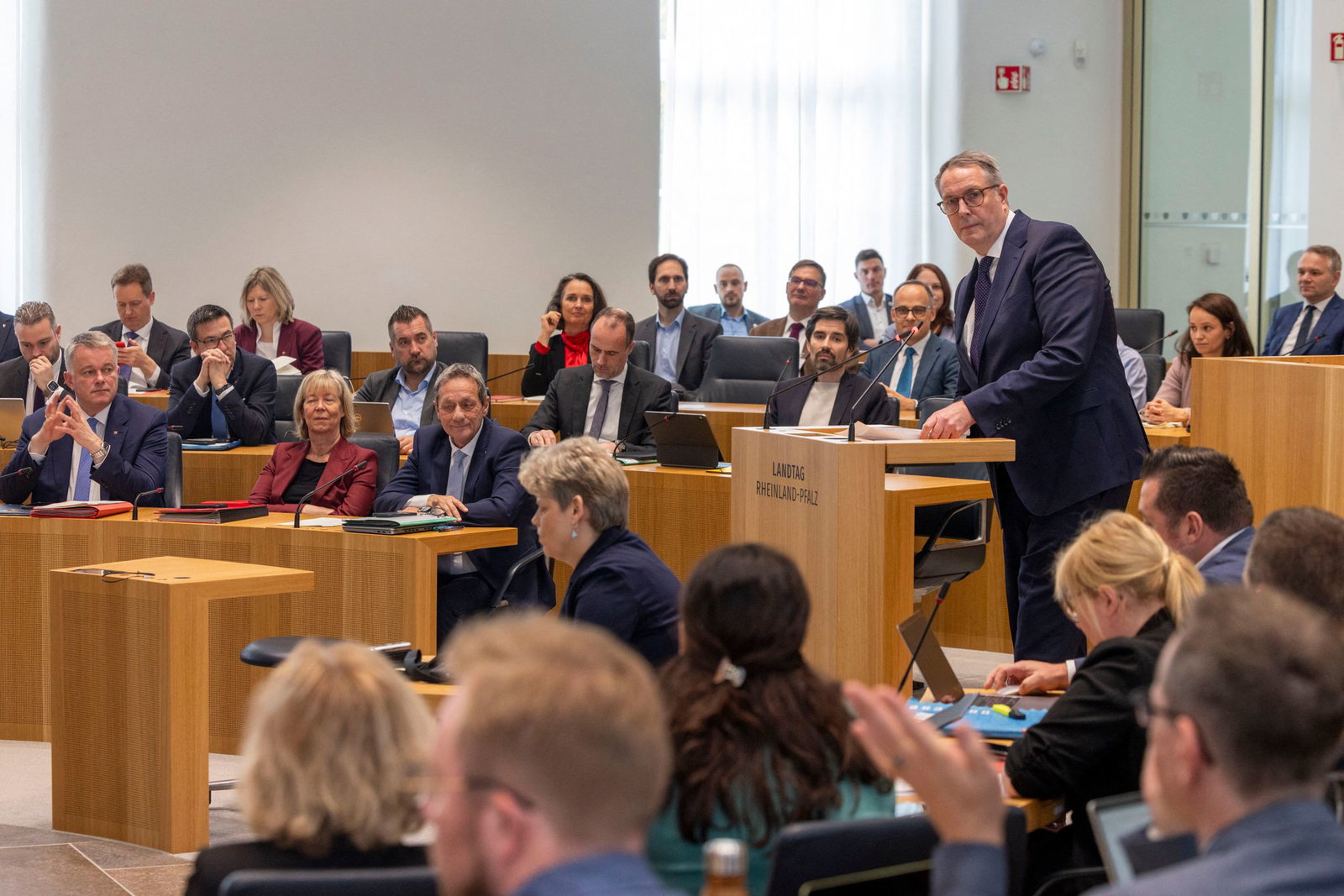 Noch einmal ergriff Schweitzer im Landtag in Mainz das Wort. 