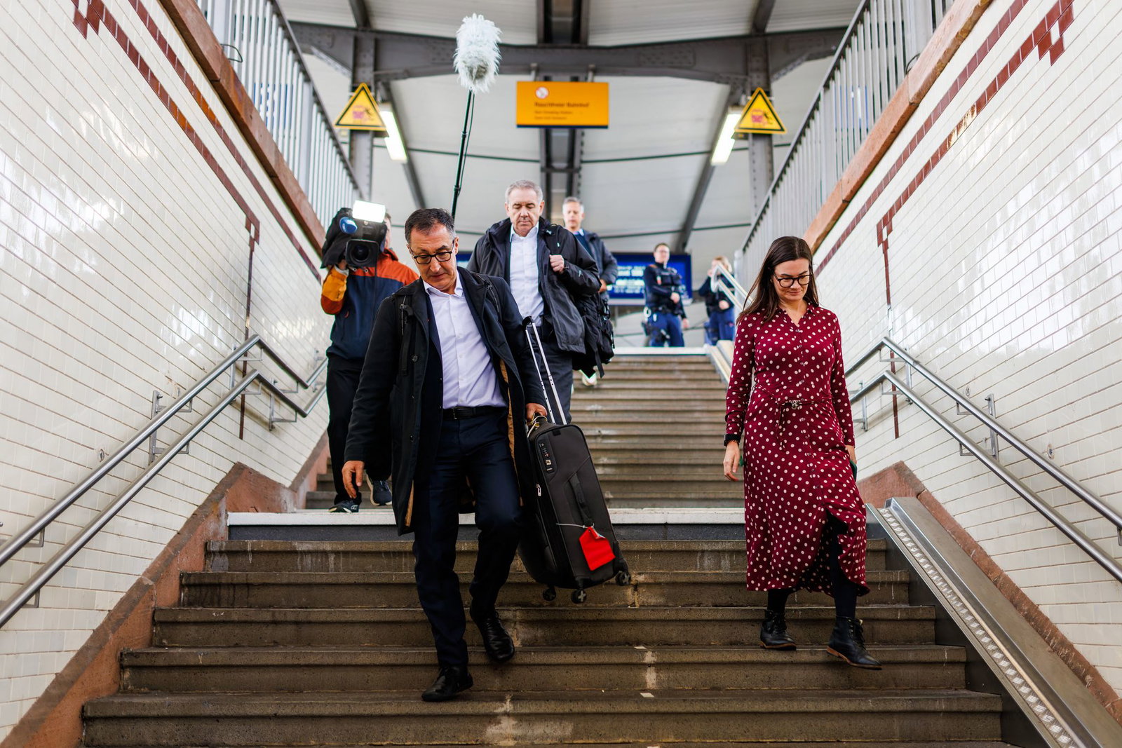 Özdemir reiste mit dem ICE aus Berlin nach Offenburg.