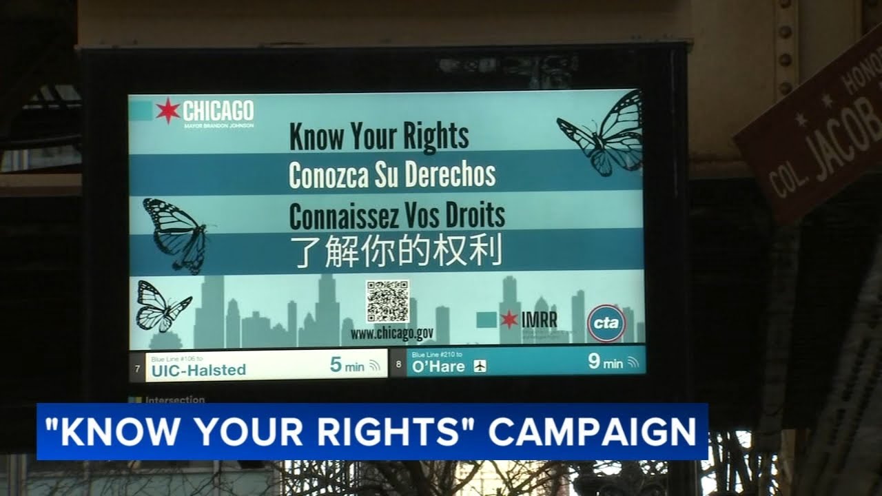 City of Chicago launches 'Know Your Rights' campaign with CTA amid fears of immigration raids