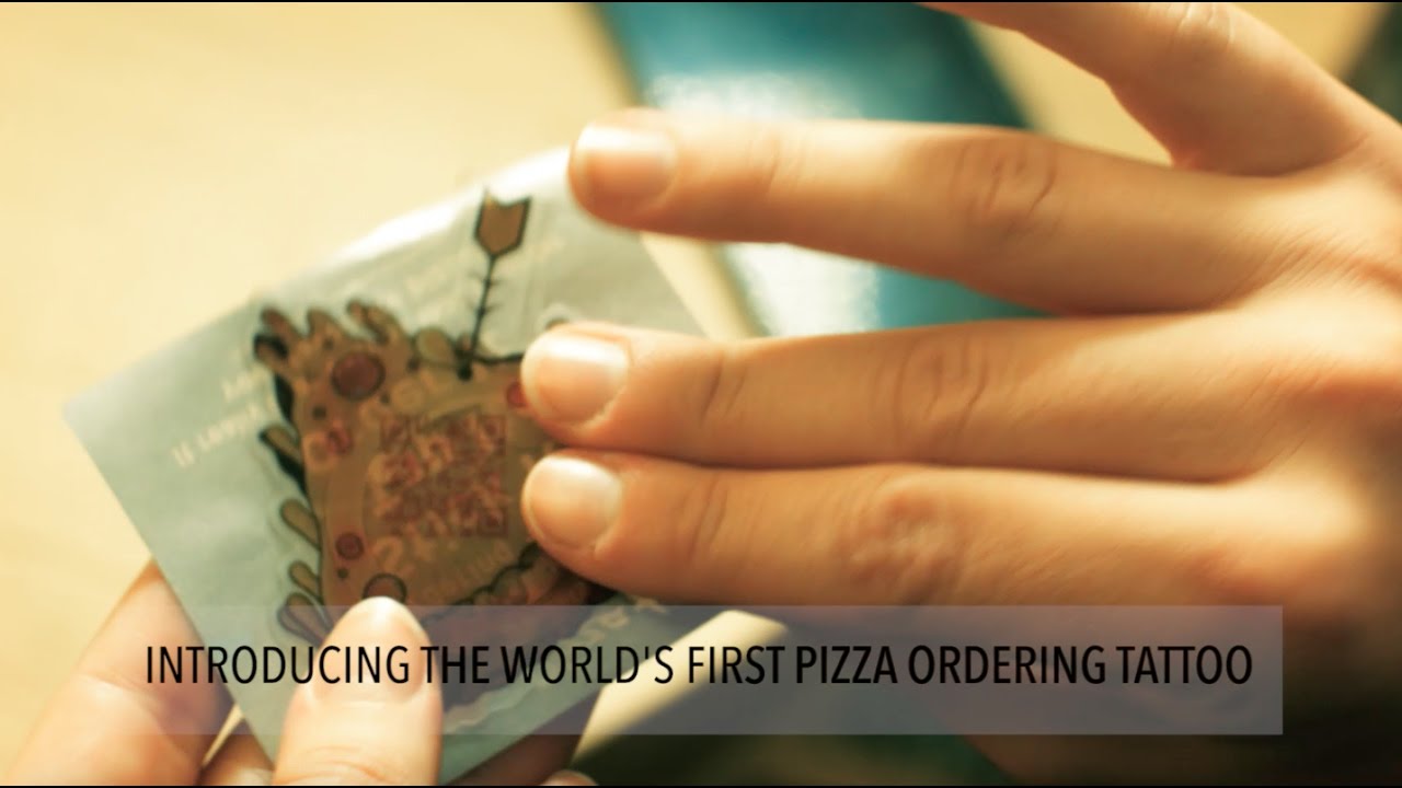 Pizza Hut introduces the world's first Pizza Ordering Tattoo!