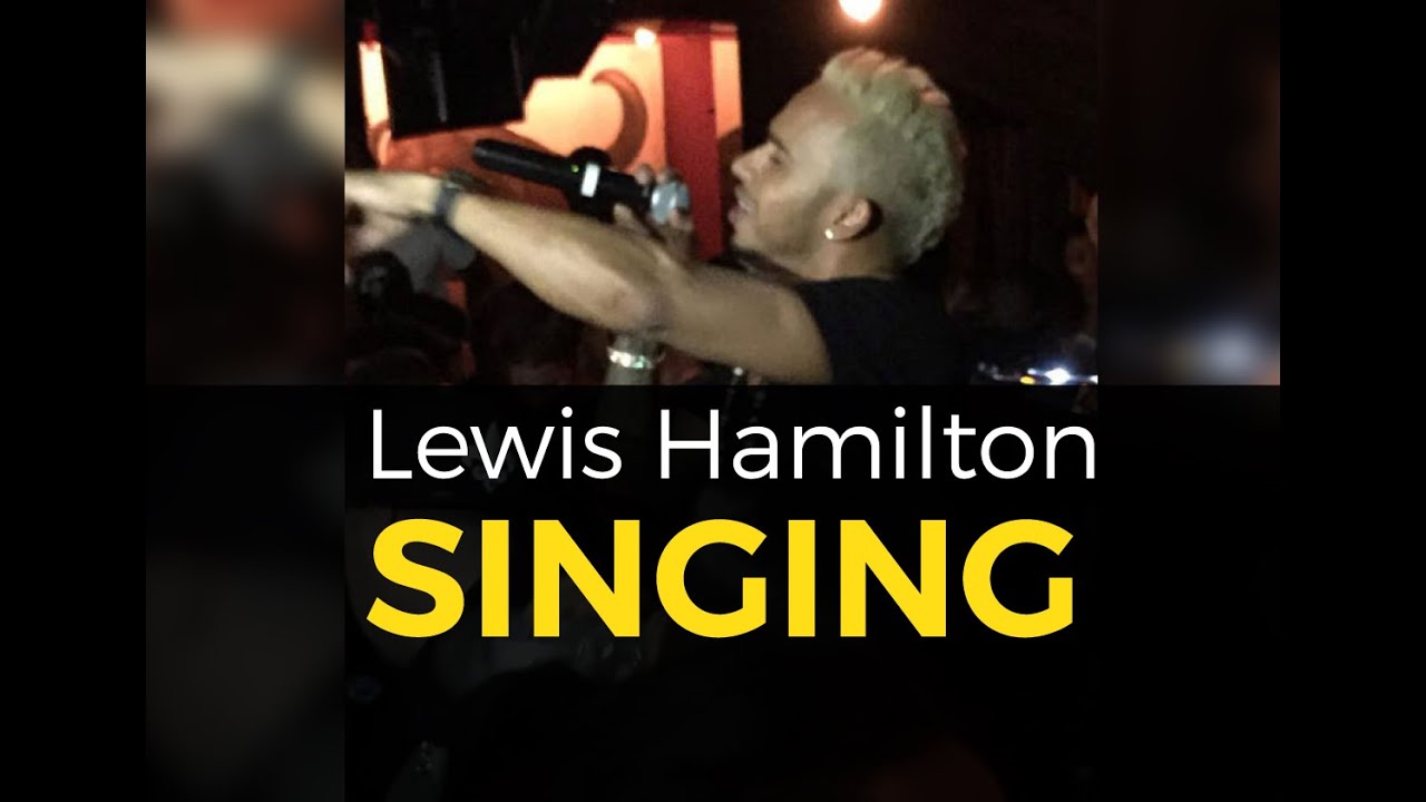 Lewis Hamilton singing at NYC nightclub!