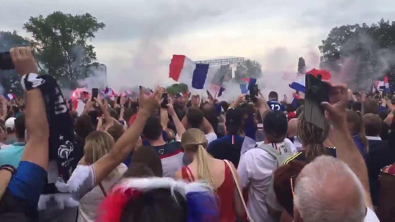 Tausende Straßburger und Kehler erleben französischen WM-Sieg