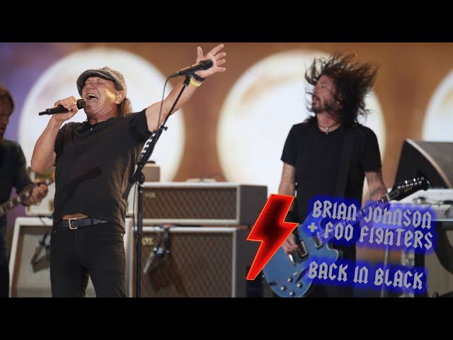 Brian Johnson (AC/DC) with Foo Fighters - BACK IN BLACK - "Vax Live" Los Angeles 02.05.2021