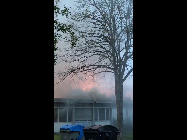 Brand in Mannheim Schönau