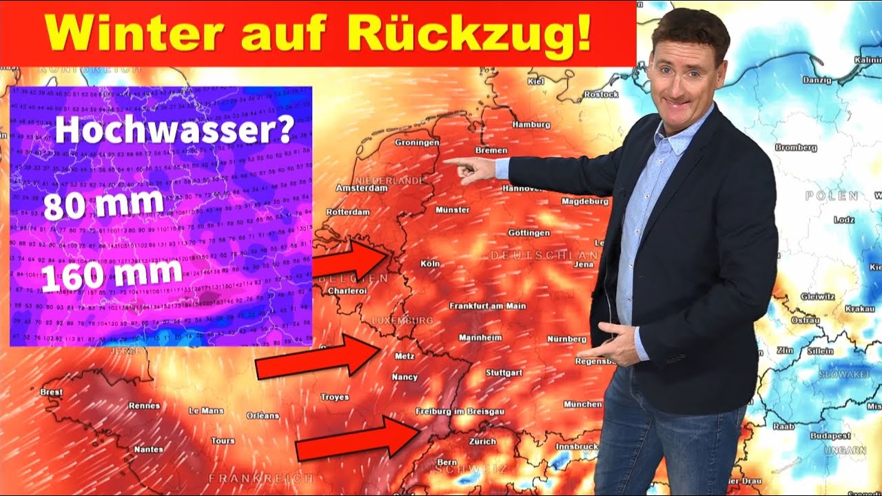 Winter (vorerst) ade! WARNUNG: Akute Hochwassergefahr nächste Woche! Im Westen bis 15°C am 2. Advent