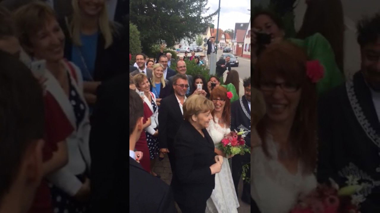 Bundeskanzlerin crasht Hochzeit in Römerberg