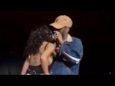 Big Sean & Jhene Aiko Confirm Dating Rumors And Kiss On Stage At Power 106 Powerhouse Concert