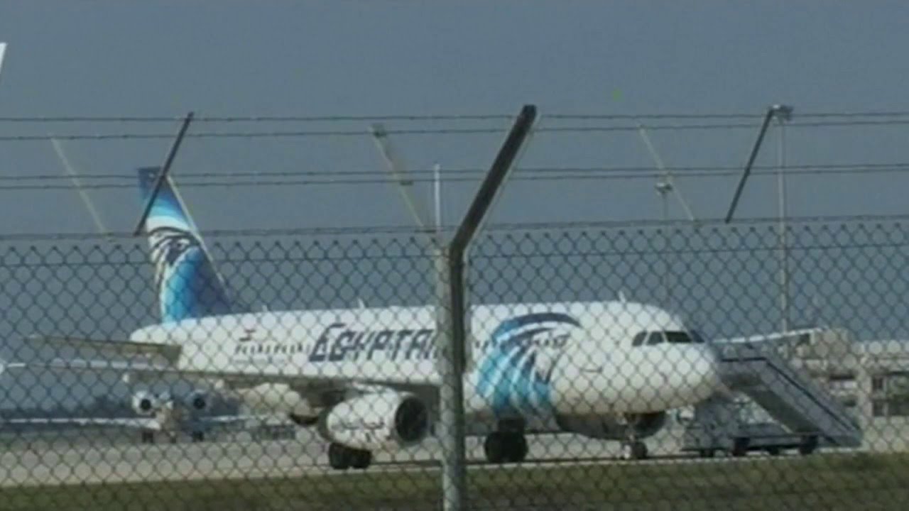 Hijacked EgyptAir plane lands in Cyprus