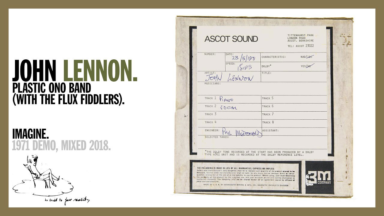 John Lennon - Imagine (original demo)
