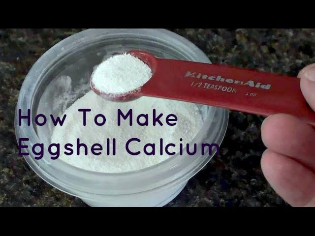 How To Make Eggshell Calcium