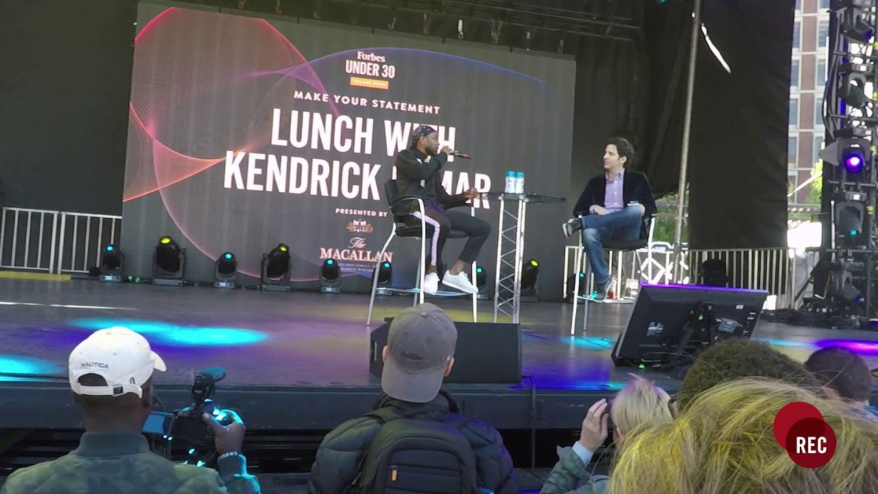 Kendrick Lamar Speaks at Forbes Under 30 Summit