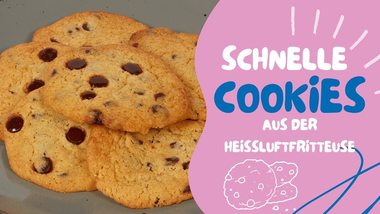 Schnell und saftig -  Cookies aus der Heißluftfritteuse! 🍪😋
