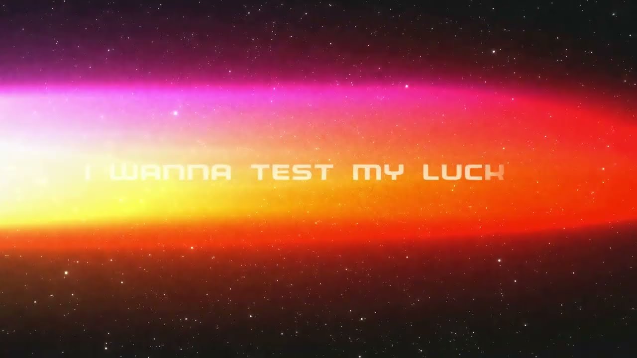 Purple Disco Machine - Test My Luck (Lyric Video) with MEEK