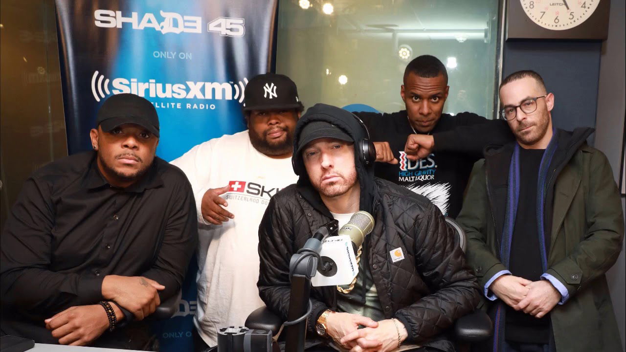 Eminem speaks on the BET Freestyle