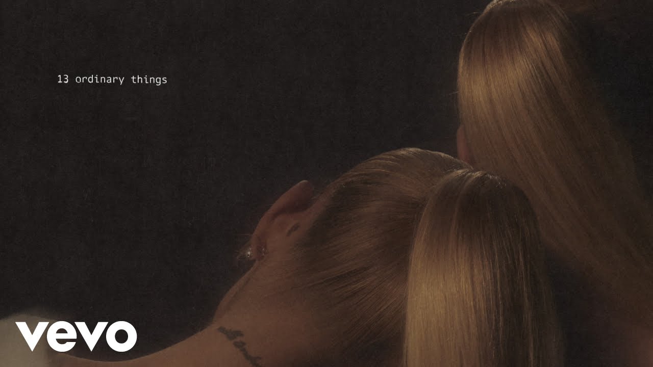 Ariana Grande - ordinary things (lyric visualizer) ft. Nonna