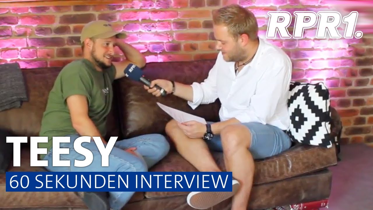 Teesy | 60 Sekunden Interview | RPR1. Wohnzimmer