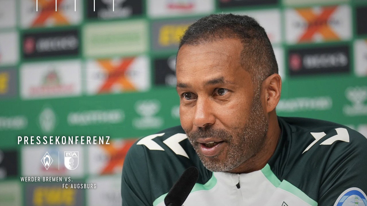 Pressekonferenz vor Augsburg I SV Werder Bremen vs. FC Augsburg